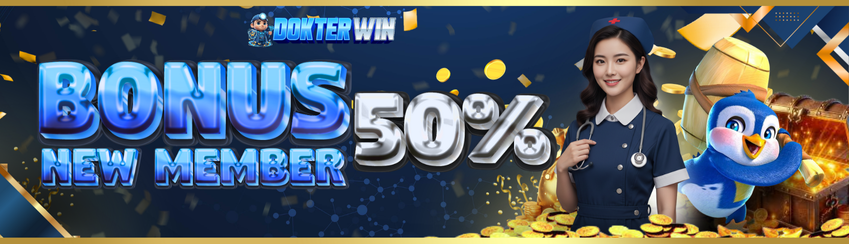 BONUS NEW MEMBER 50% SLOT